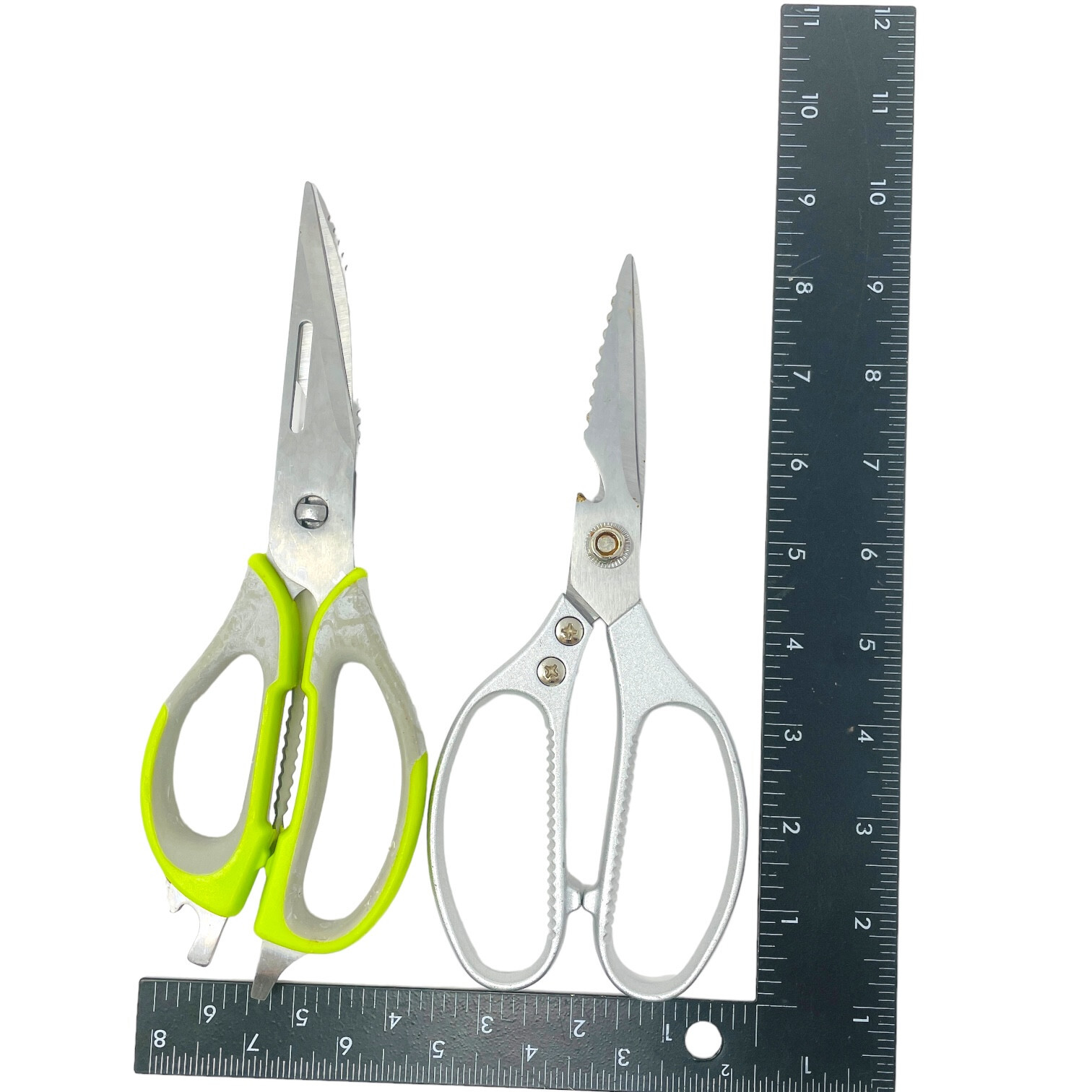 2 Pcs Unbranded Kitchen Scissors Multipurpose Stainless Steel Shears