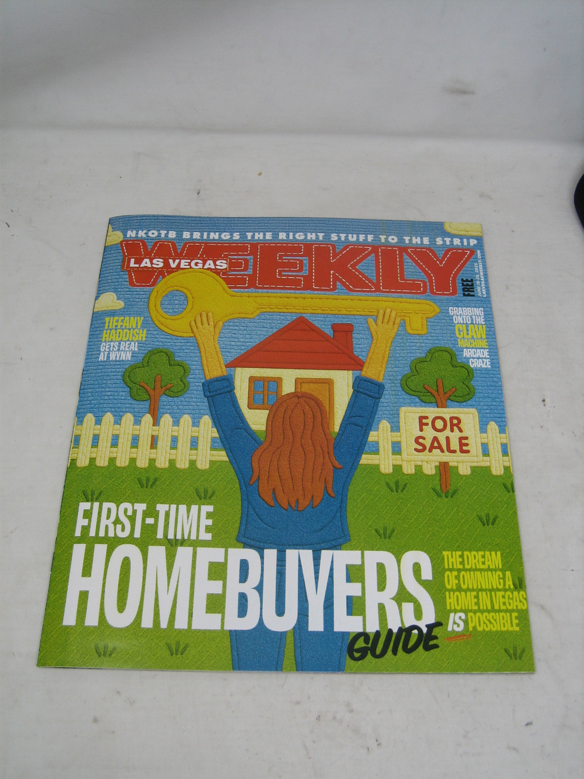 LAS VEGAS WEEKLY MAGAZINE FIRST TIME HOME BUYERS JUNE 19-25 2025 ISSUE NKOTB