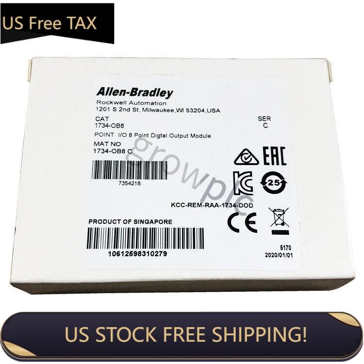 New AB 1734-OB8 POINT I/O 8 Point Digital Output Module 1734OB8 US Free Tax