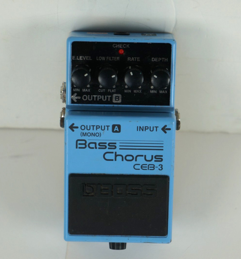 BOSS CEB-3 BASS CHORUS Guitar Effects Pedal TAIWAN