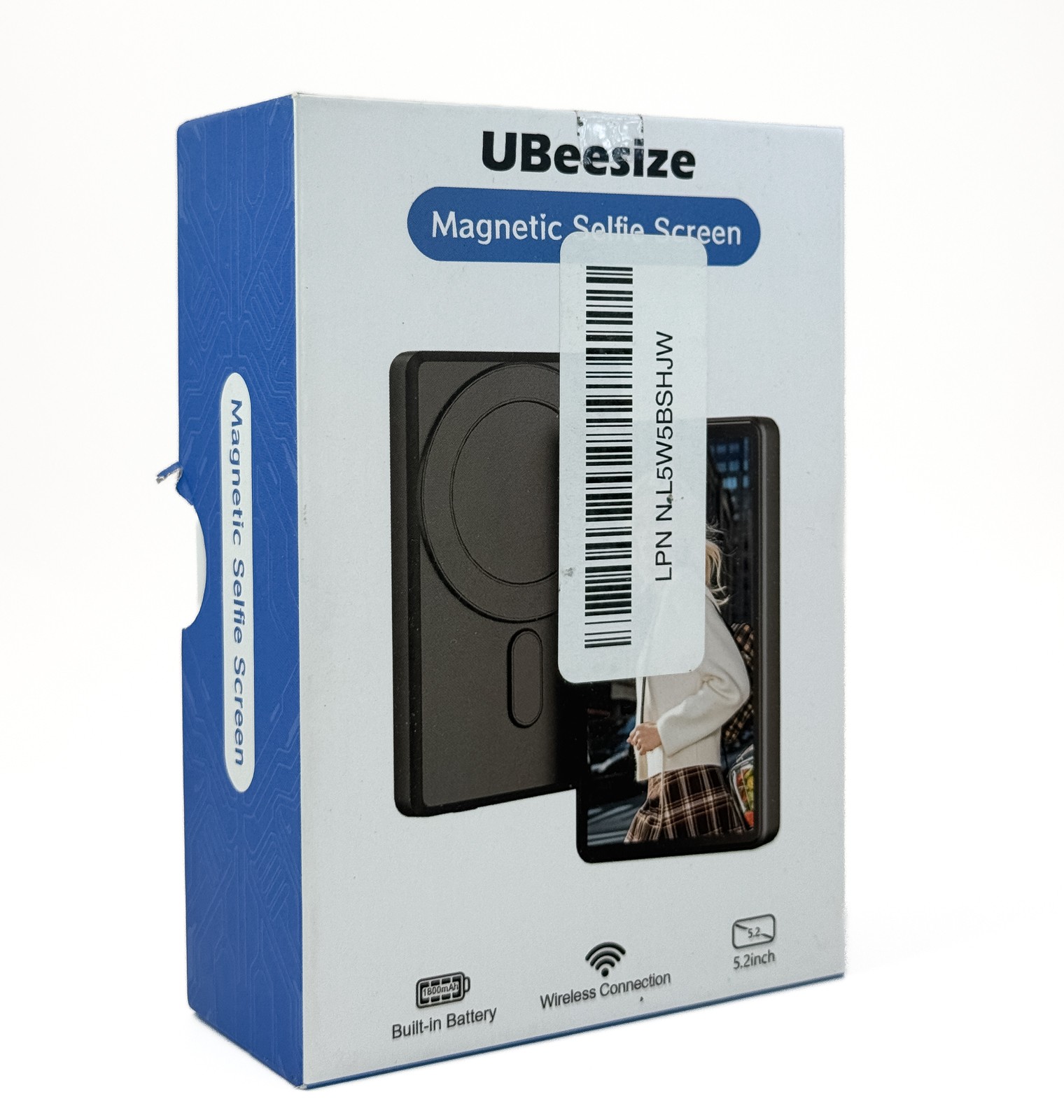 UBeesize Selfie Monitor for iPhone - Magnetic Screen & Bluetooth Shutter Accesso