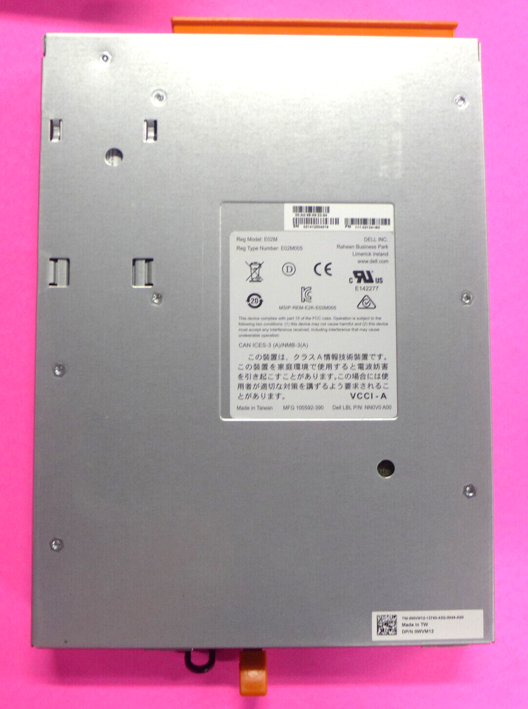 Dell PowerVault MD3400 MD3420 12G-SAS-4 CONTROLLER 8GB WVM12