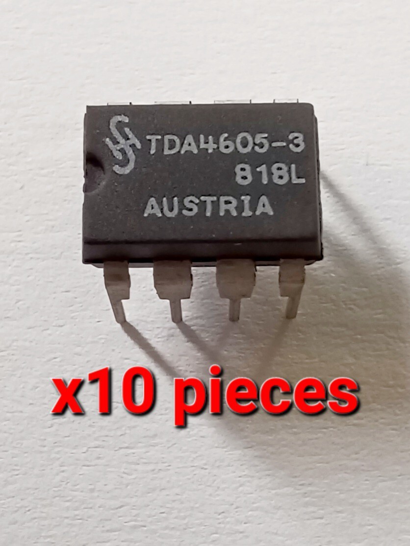 Lot of 10* TDA4605-3  Siemens. Control IC Switched Mode Power Supplies SMPS -MOS