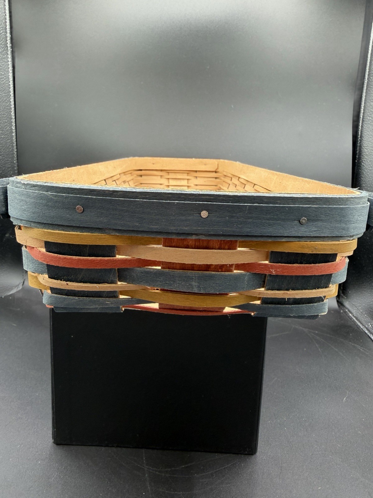 🧺 Longaberger 2017 Long Serving Tray / Buffet Basket – Americana 🪵✨ EUC