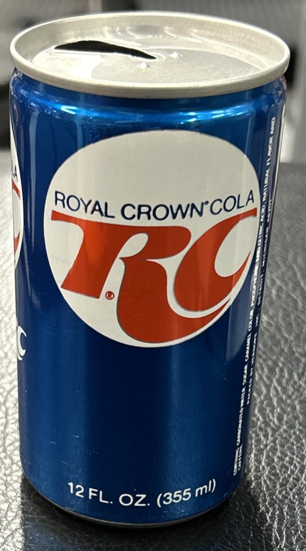 Vtg RC COLA Royal Crown “Me And My RC” 12oz. EMPTY Aluminum Pull Tab Soda Can