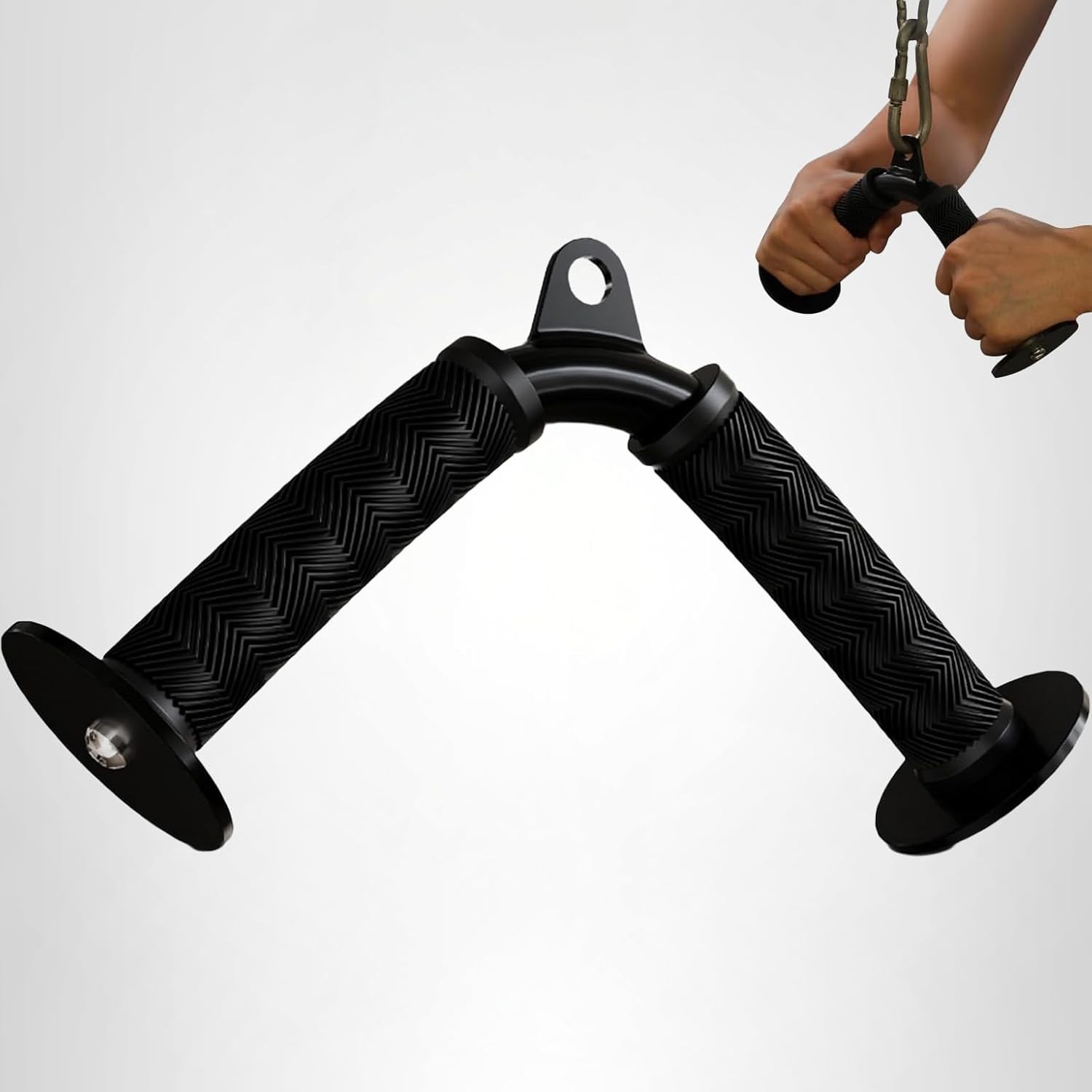 Tricep V Bar Cable Attachment for Home Gym Weight Training Equipment