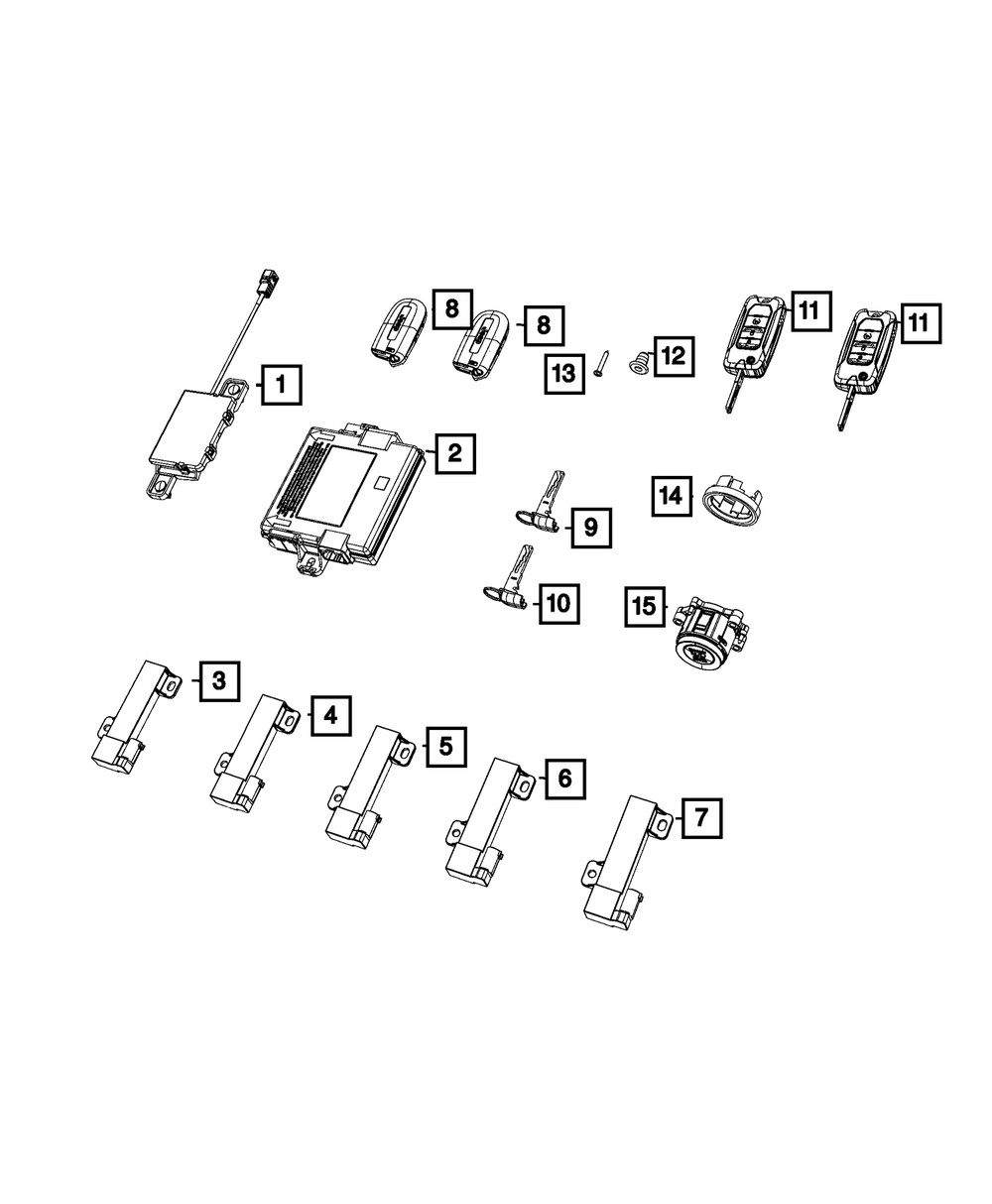 Genuine Mopar Hub Receiver 68462435AA