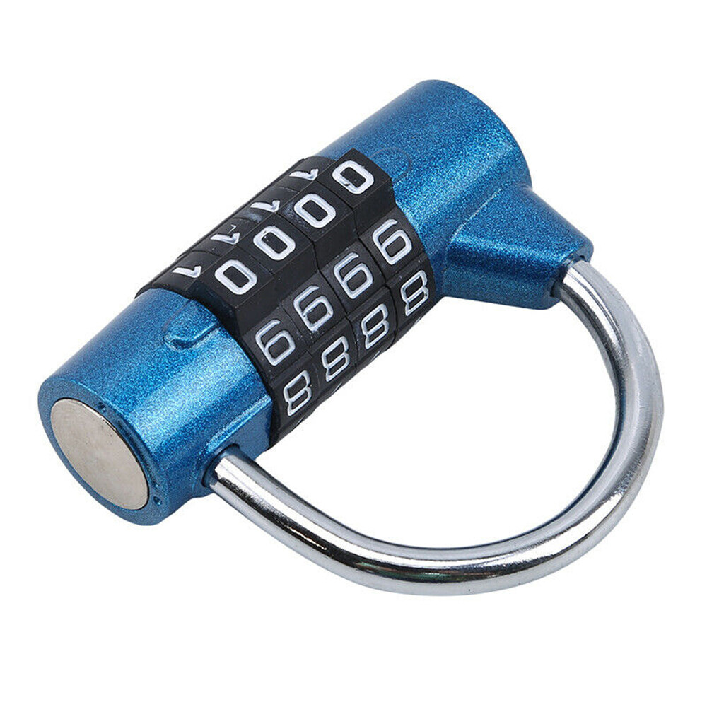 4-Digital Combination Lock Security Padlock Zinc Alloy Waterproof Number Lock
