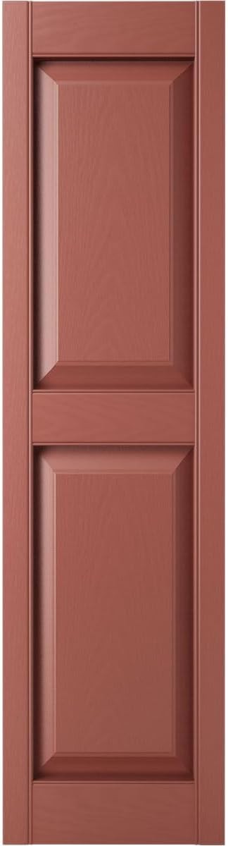 LP2C14X06400RD Custom Two Equal Panels, Raised PanelShutter (Per Pair)14 1/2"