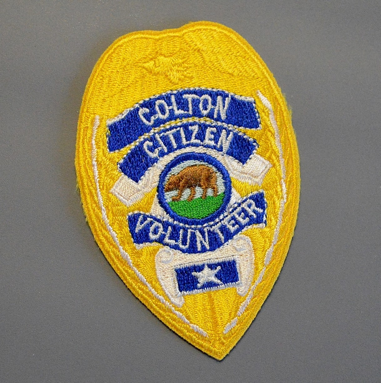 Colton California Citizen Volunteer Patch ++ Mint San Bernardino County CA