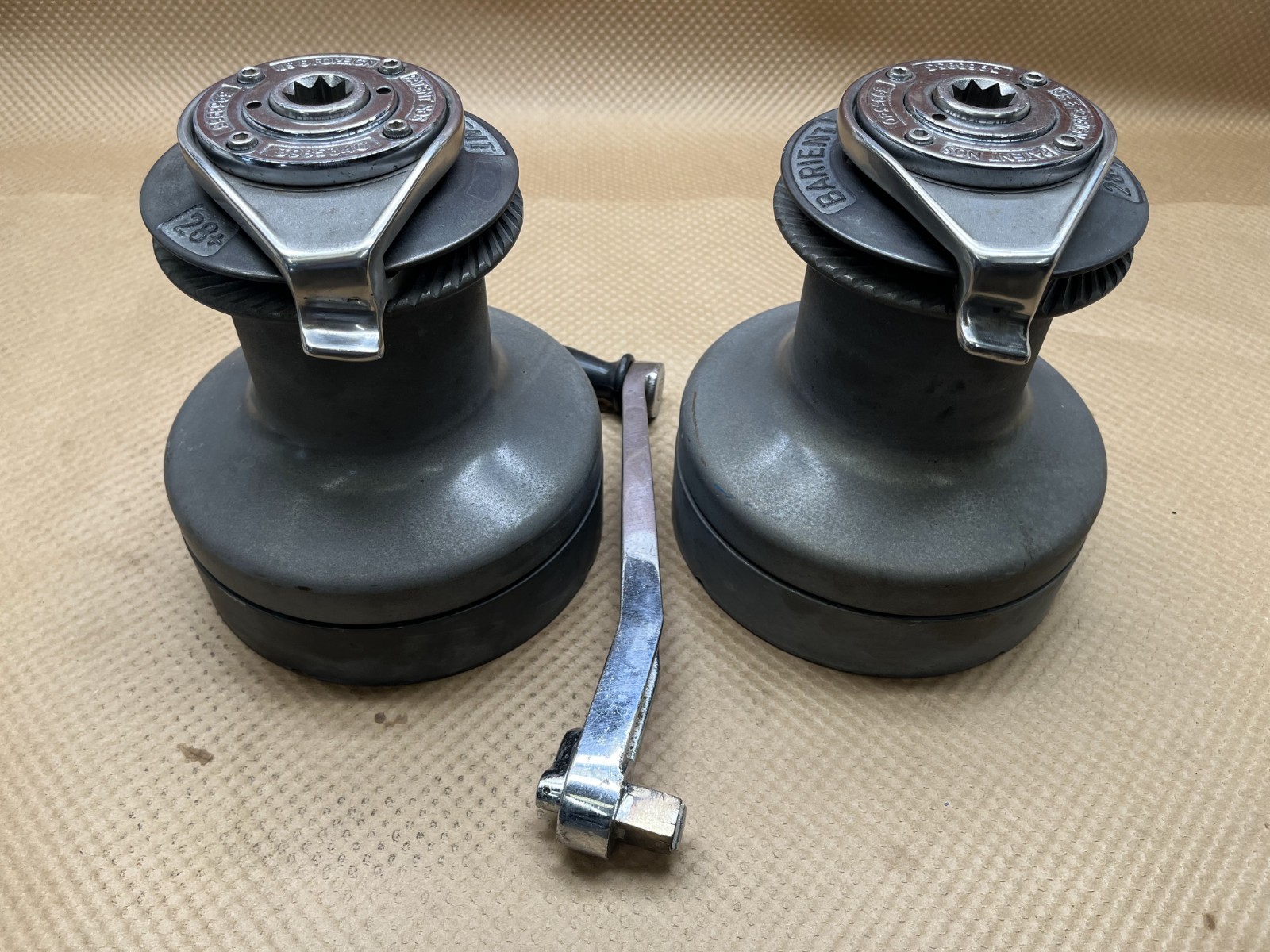 Barient 28+ Self Tailing Two Speed Winch Pair