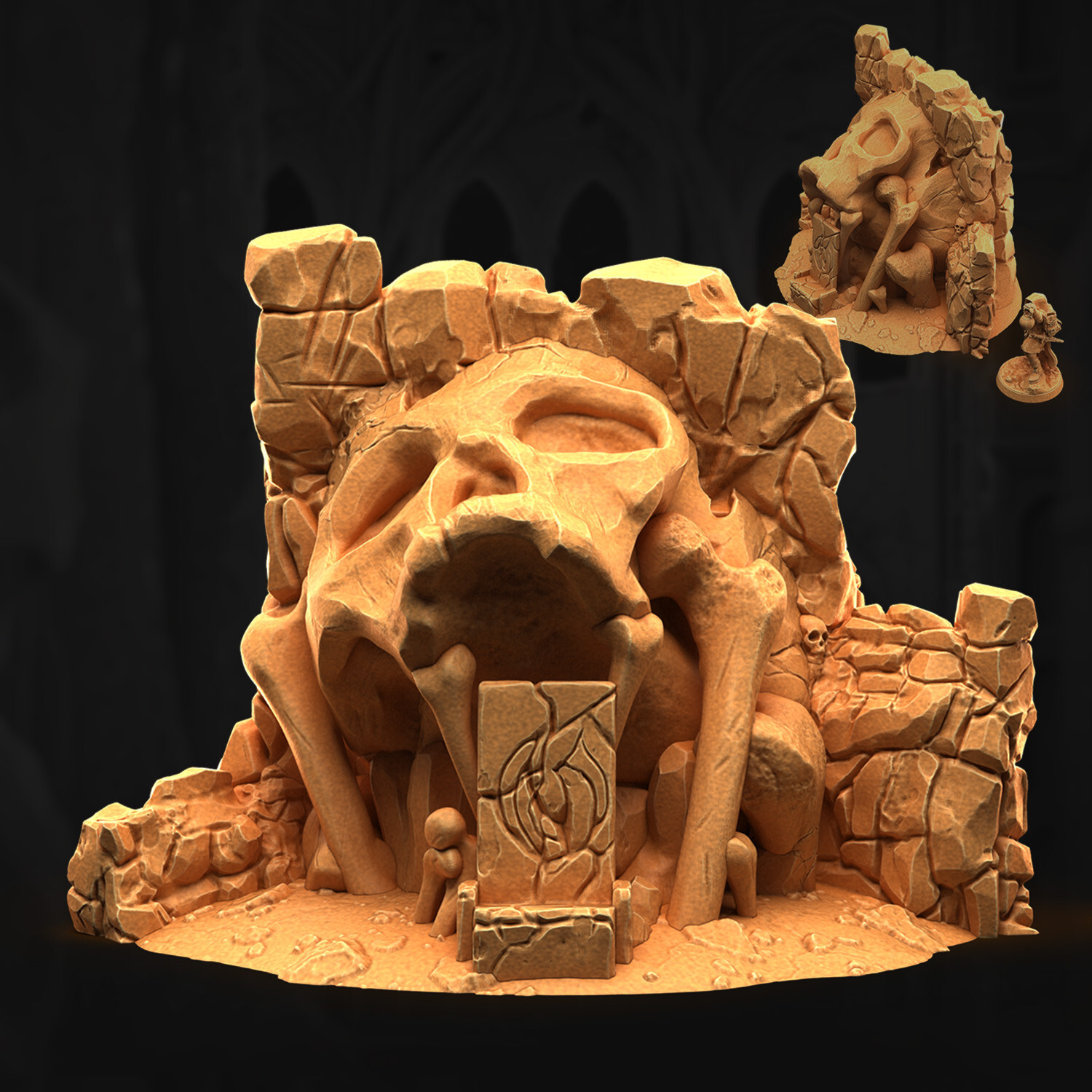 Tabletop Terrain - Wargaming Terrain - Sunless Lands - Deathless Throne