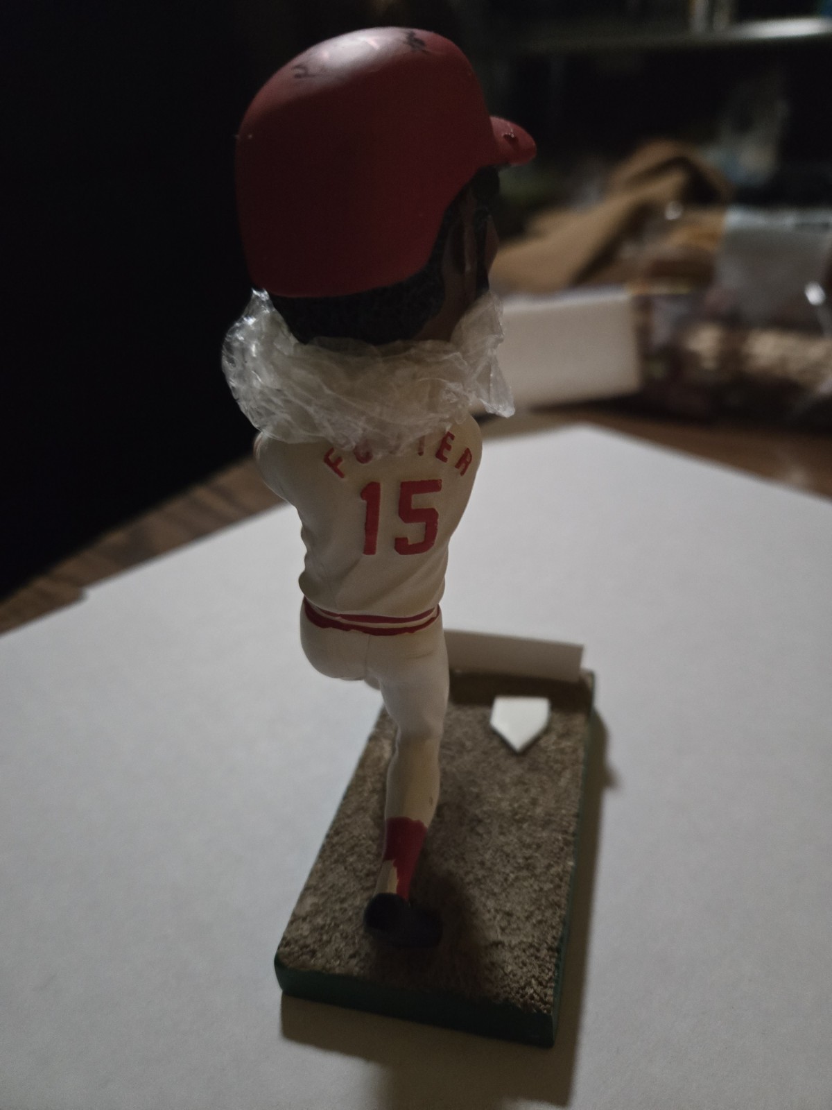 George Foster Autographed 2012 Bobblehead Jsa Cert W/game Ticket