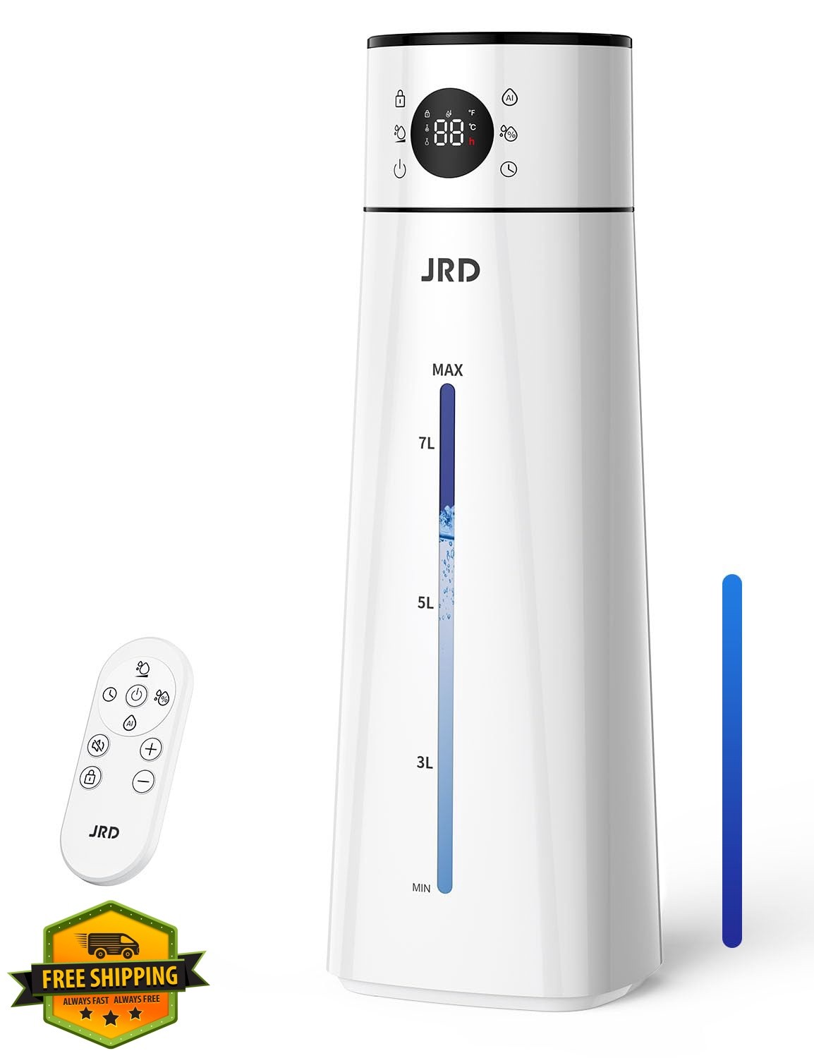 JRD Humidifier Large Room 8L/ 2.1Gal, Ultrasonic Cool Mist for Bedroom, Quiet...