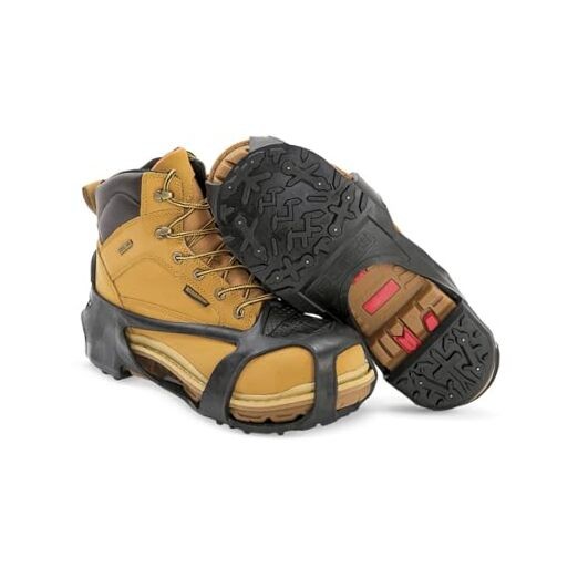 Heavy Duty Ice Cleats for Traction on Snow & Ice - 28 Integrated Medium