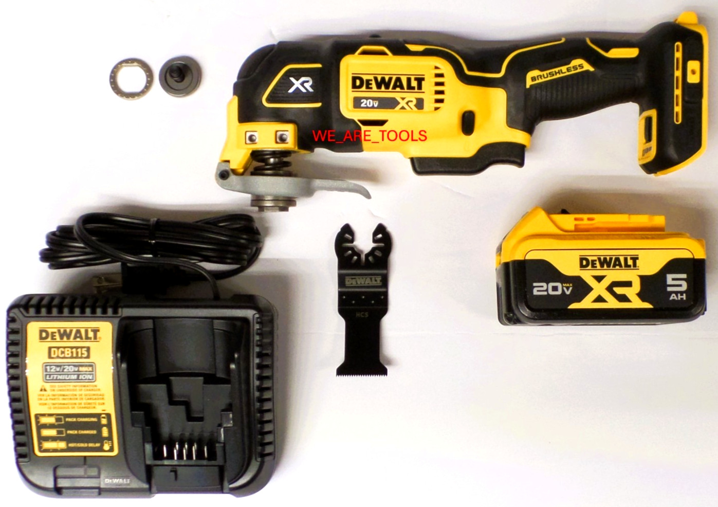 Dewalt DCS356 20V Oscillating MultiTool,  (1) DCB205 Battery, Charger, 1) Blade