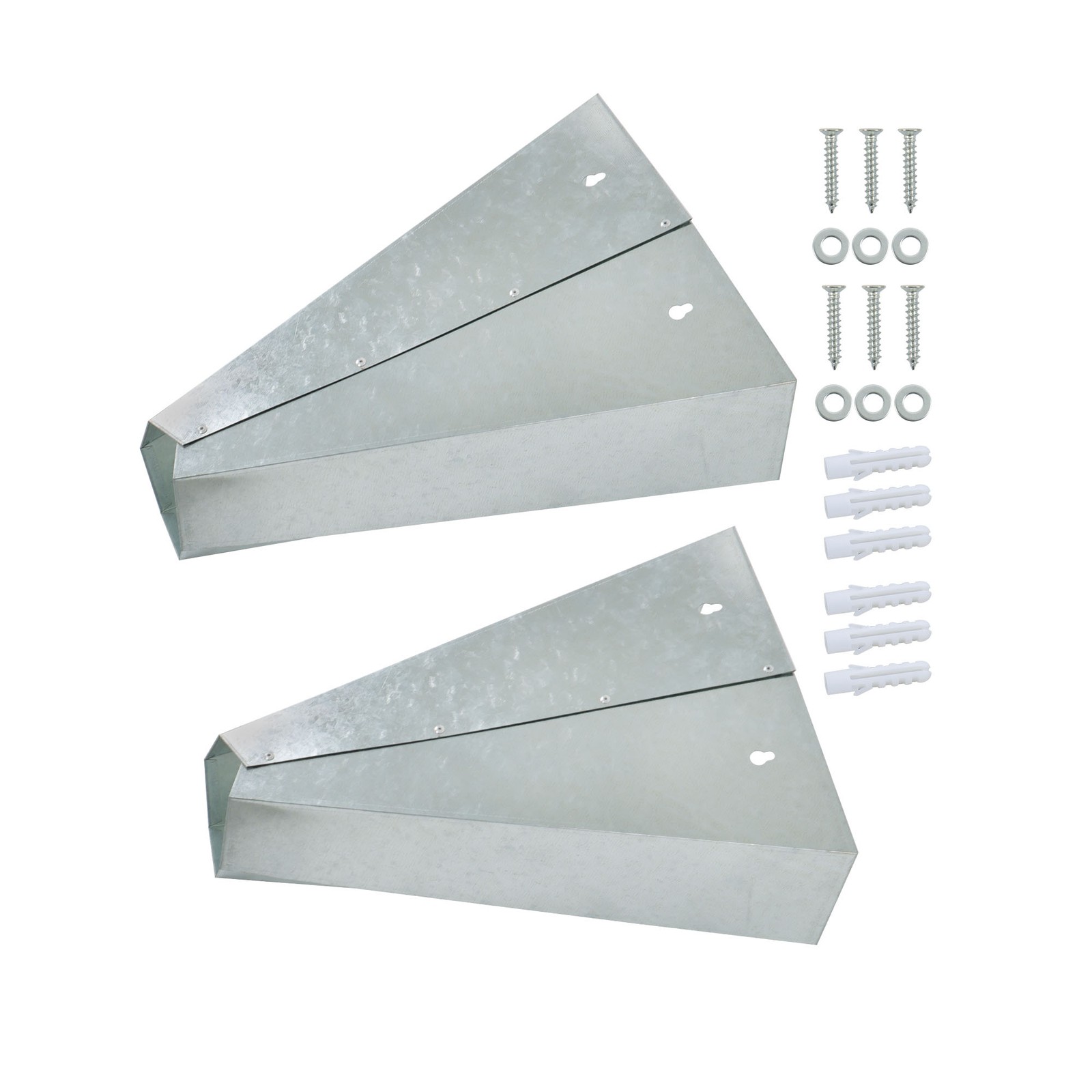 2 Pack Medium Chicken Cone Poultry Restraining Cone For Birds Galvanized Steel