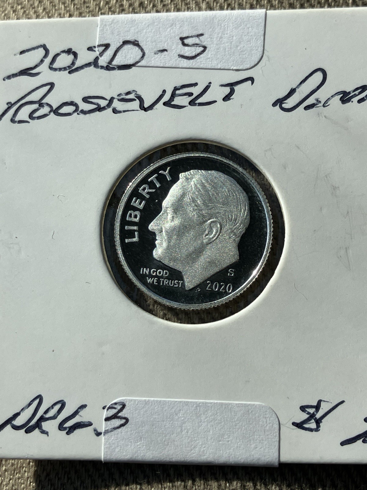 2020 S Roosevelt Silver Proof Dime 10c US Coin Ten Cents 99.9% Silver