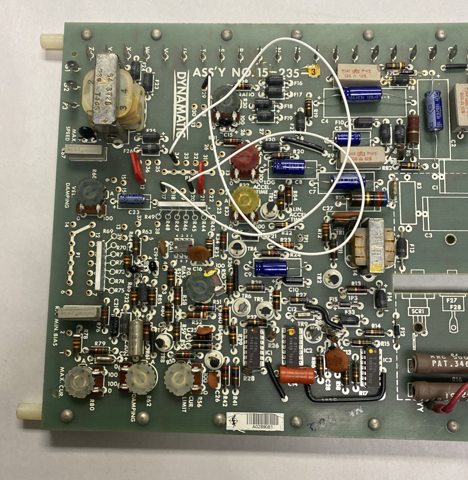 EATON DYNAMATIC,15-235-3 / 70-47-110, CONTROL PC BOARD