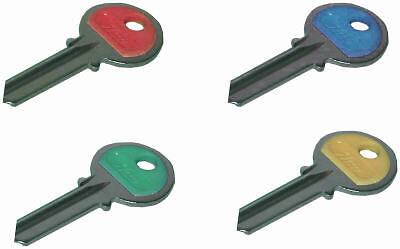 Y1-PC Ilco Nickel-Plated Brass Lock Key Blank - Quantity 5