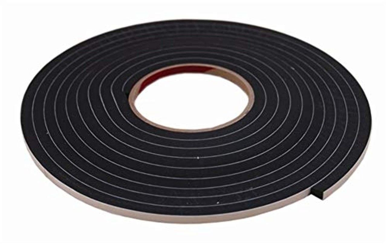 Single-Sided (One-Way) Medium Density Foam 3/16" H x 3/16" W x 15