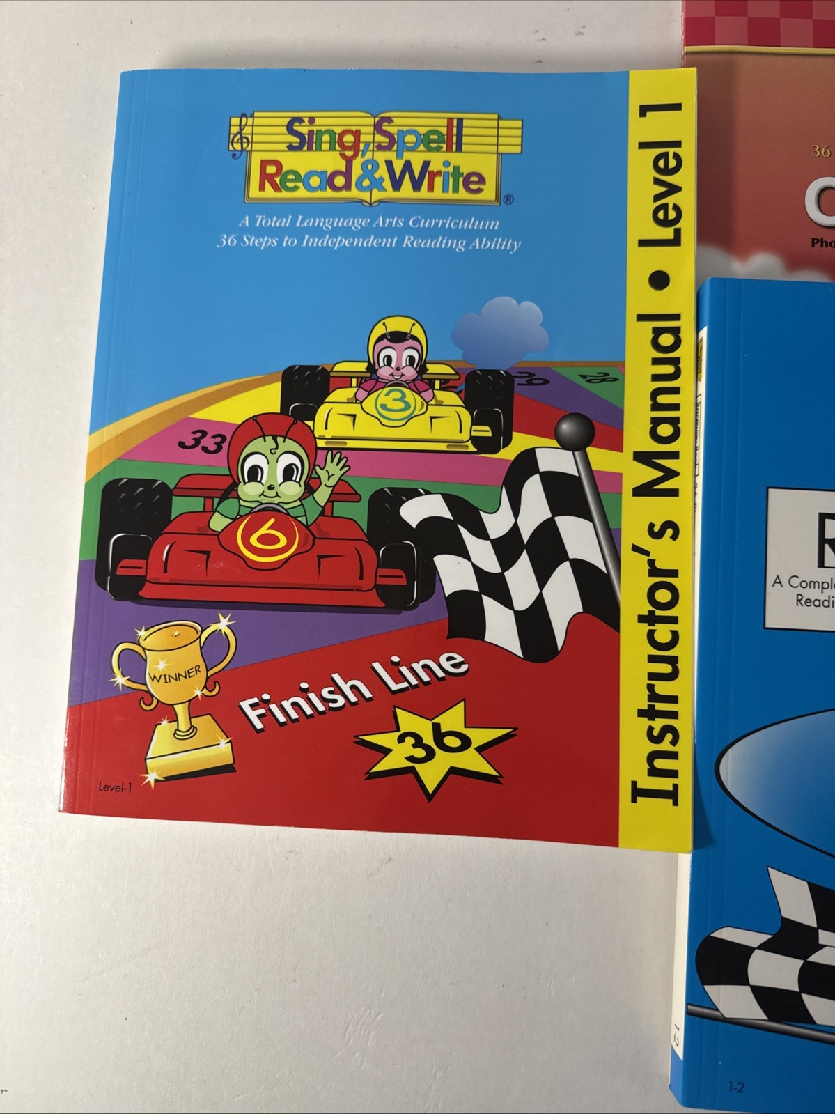 Sing Spell Read & Write Level 1, Grade 1, Teachers Manual, Off We Go, Raceway, &