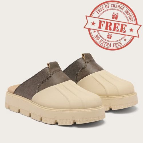 Sorel Women's REIN CB™ Clog Comfort and Lightweight Canoe/Bleached Ceramic