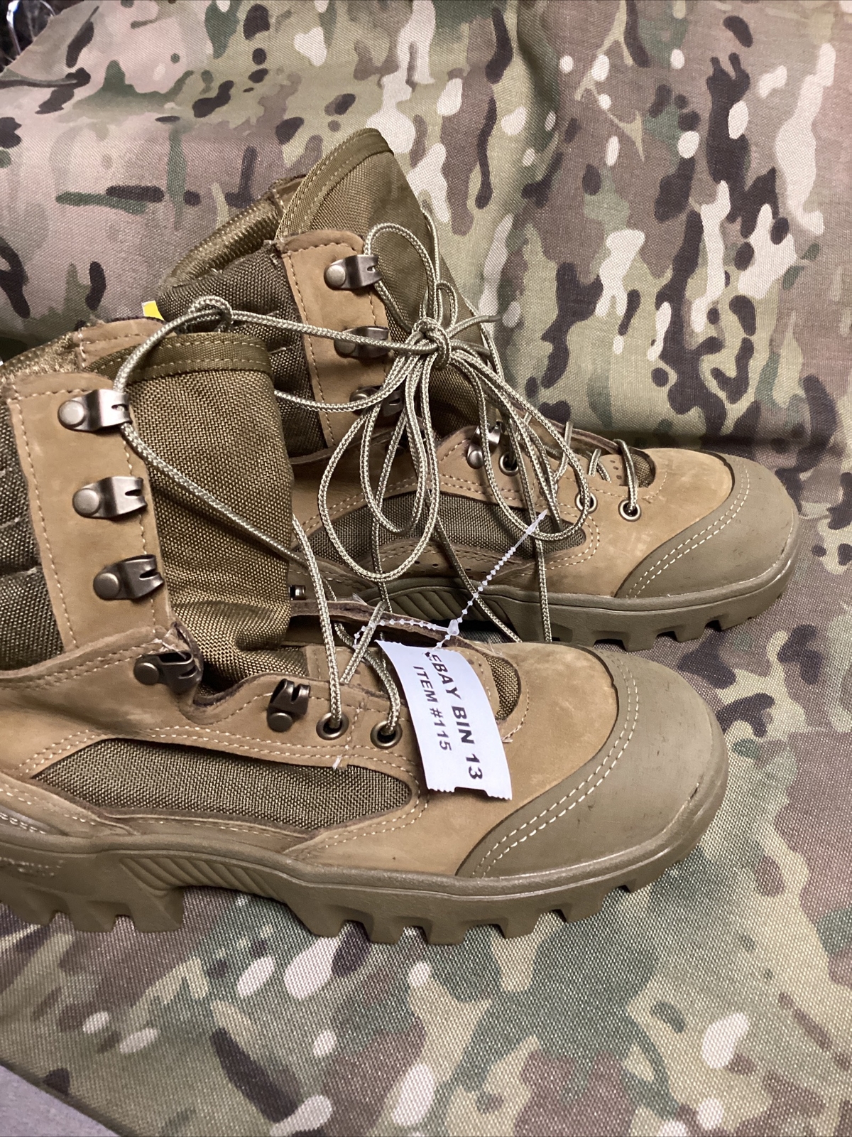 NWT, HOT WEATHER MOUNTAIN COMBAT BOOT Coyote Bwn, Size: 4 N 13/115 mz