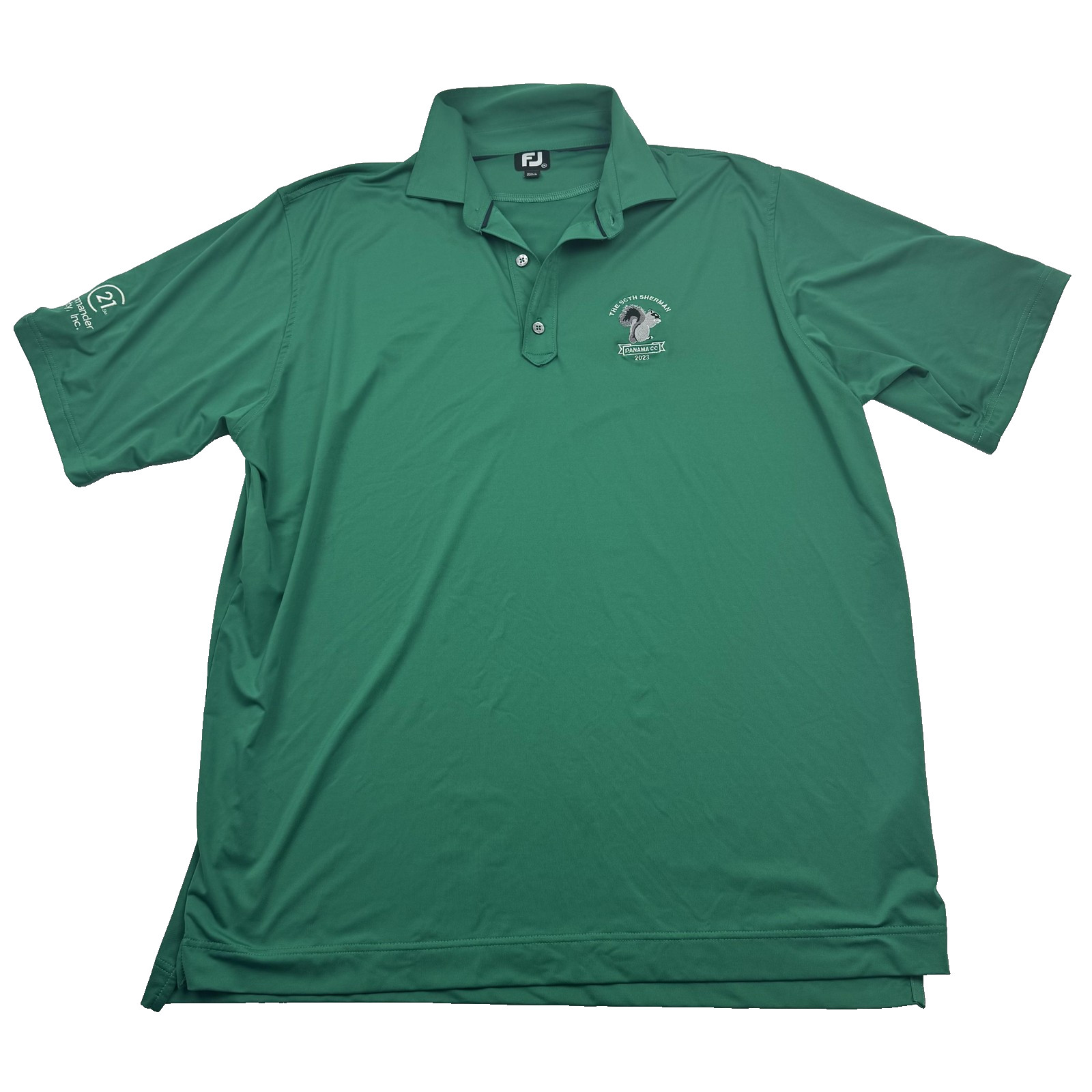Footjoy Panama CC Shirt Polo Mens 2XL 96th Sherman Golf Tournament 2023 FJ