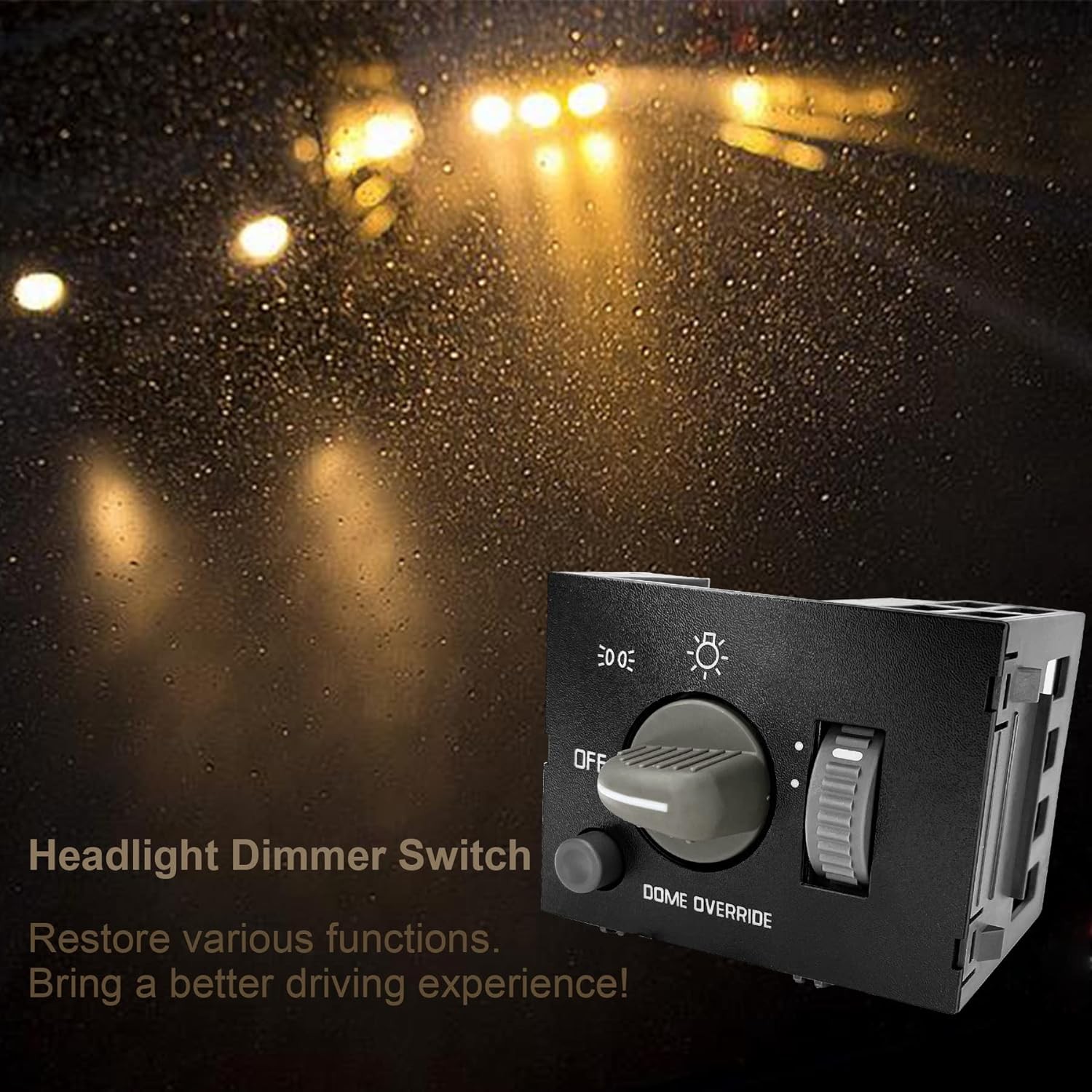 Headlight Switch Dimmer Control Fits Chevy GMC 1995-2009 Replacement
