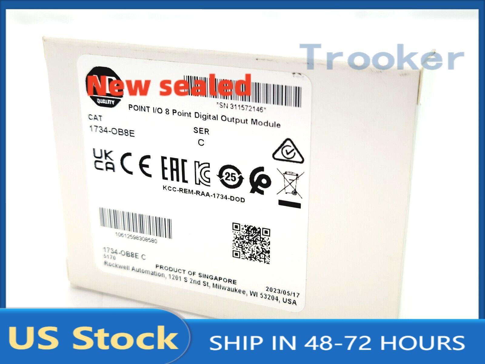 1734-OB8E Output Module Ser C 8 POINT 24VDC 8-Ch NEW 12/54box/snps