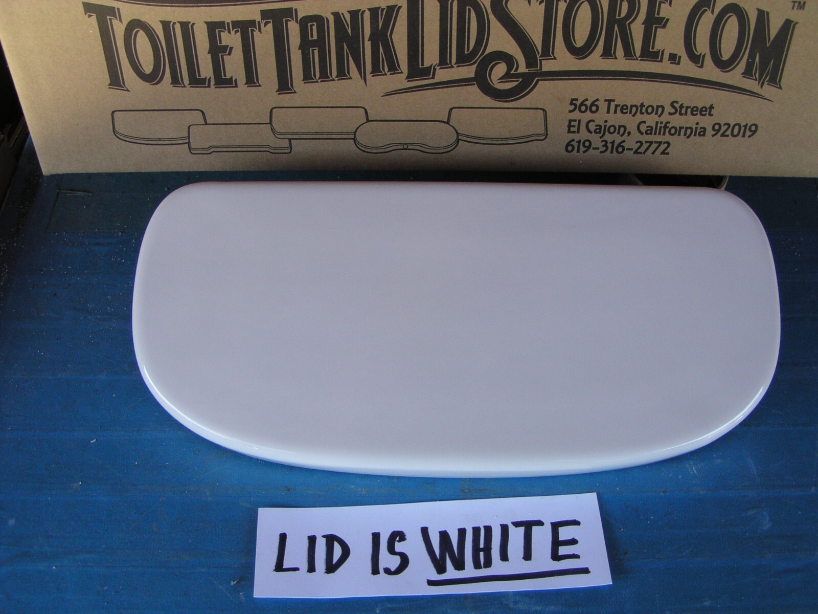 Glacier Bay / Niagara N2450TL Toilet Tank Lid fits 1004-159-514 tanks WHITE
