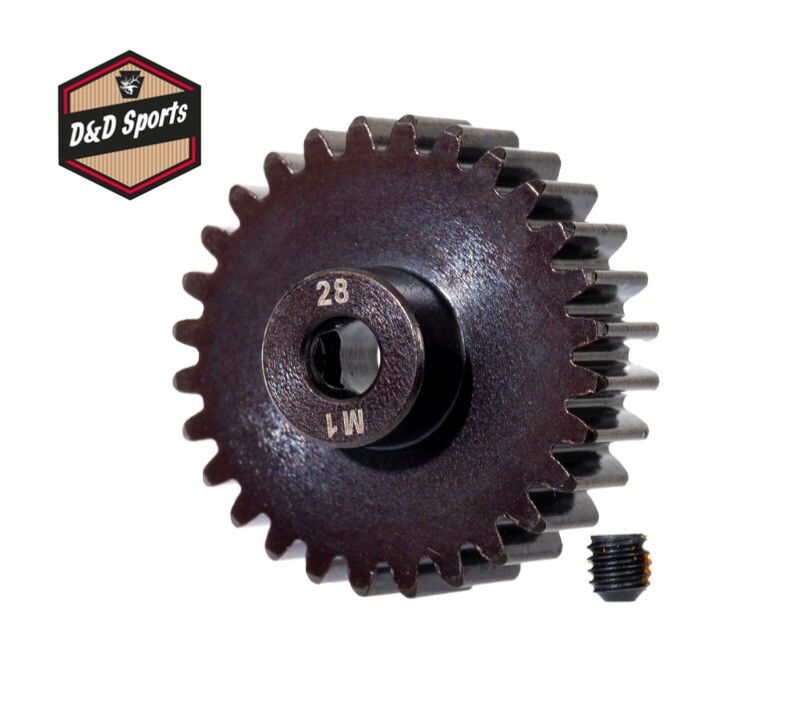 Traxxas 6467 - Gear, 28-T pinion (machined, hardened steel) (fits 5mm shaft)