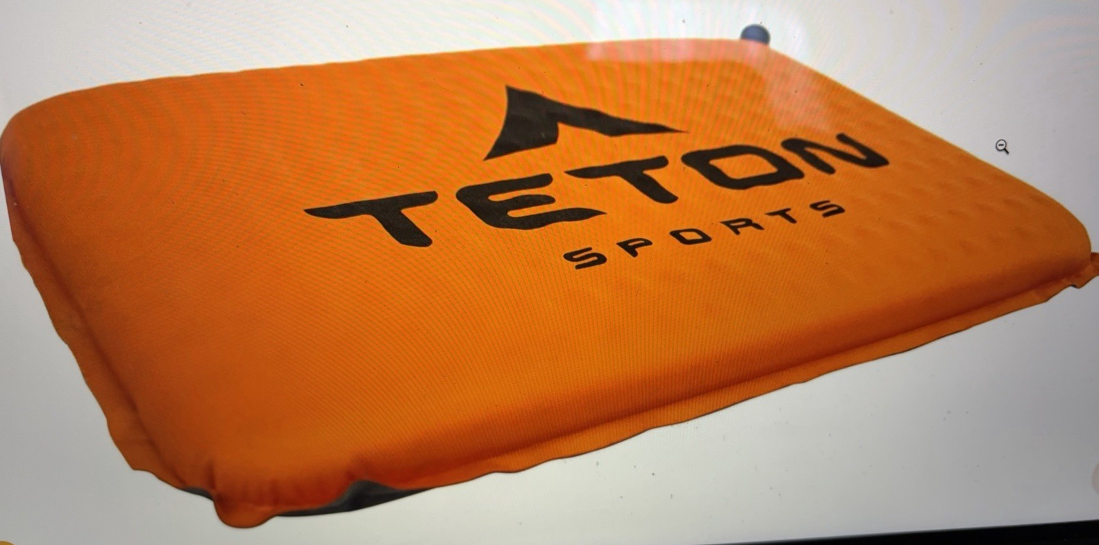 NEW Teton Camping Seat Cushion; Stadium Seat; Office Chair; Car Pad; Orange