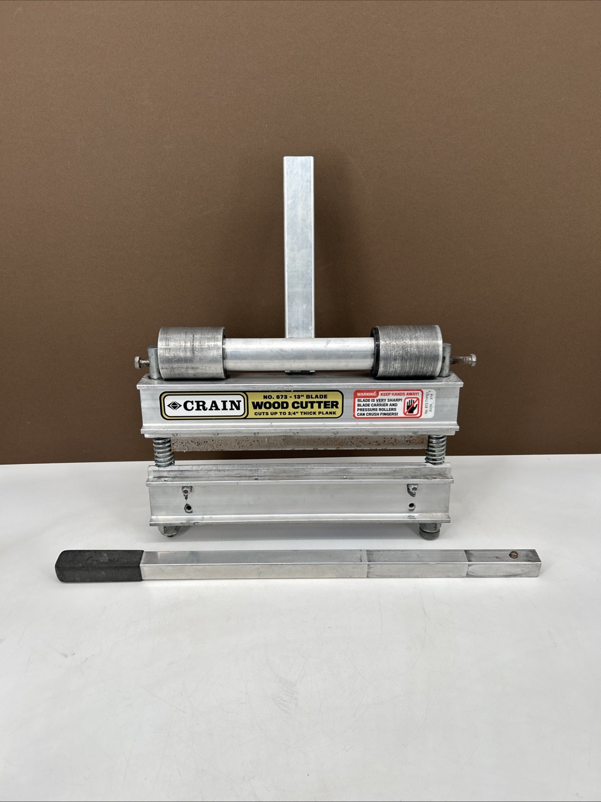 Crain 673-13” Blade Wood Cutter ONLY NO FEED TABLE UP TO, Up To 3/4 Wood Planks