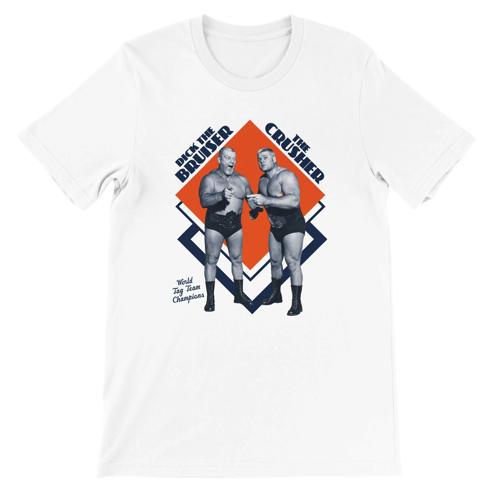Dick The Bruiser & The Crusher - Vintage Pro Wrestling T-Shirt