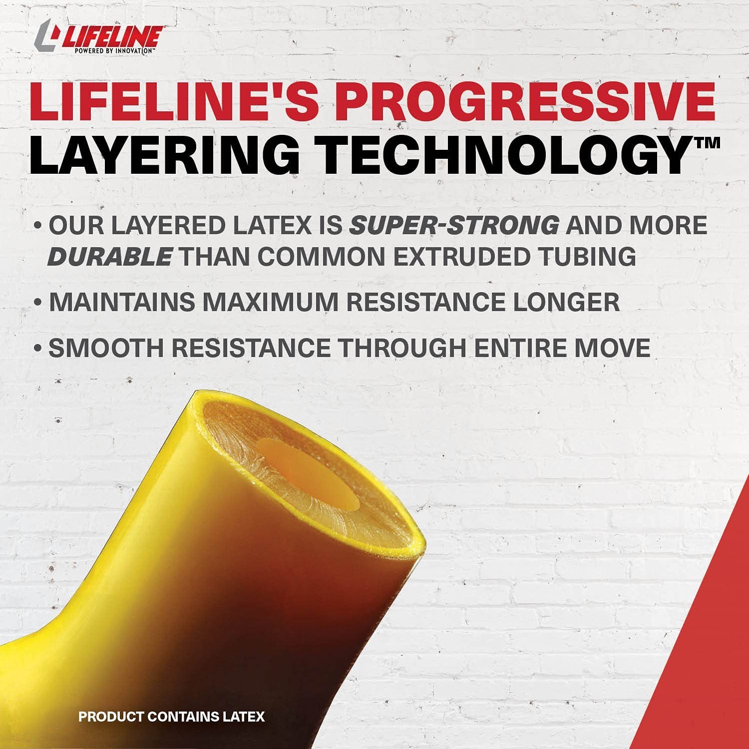 Lifeline Triple Trainer Resistance Cables 90 lbs