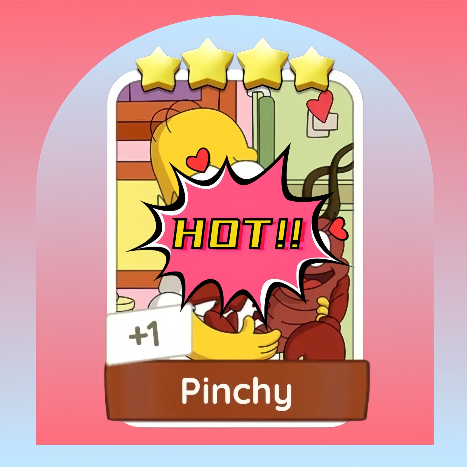 ⚡ONLINE NOW⚡Pinchy⭐⭐⭐⭐ Monopoly Sticker Go Set13-6 ⚡