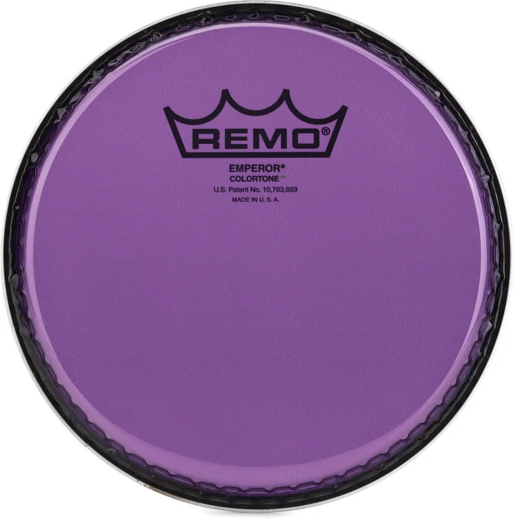 Remo Emperor Colortone Purple Drumhead - 6-inch