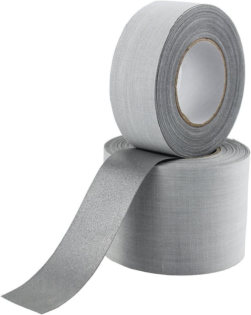 Silver Reflective Sew-On Fabric Tape 25mm x 10m High Visibility Safety DIY