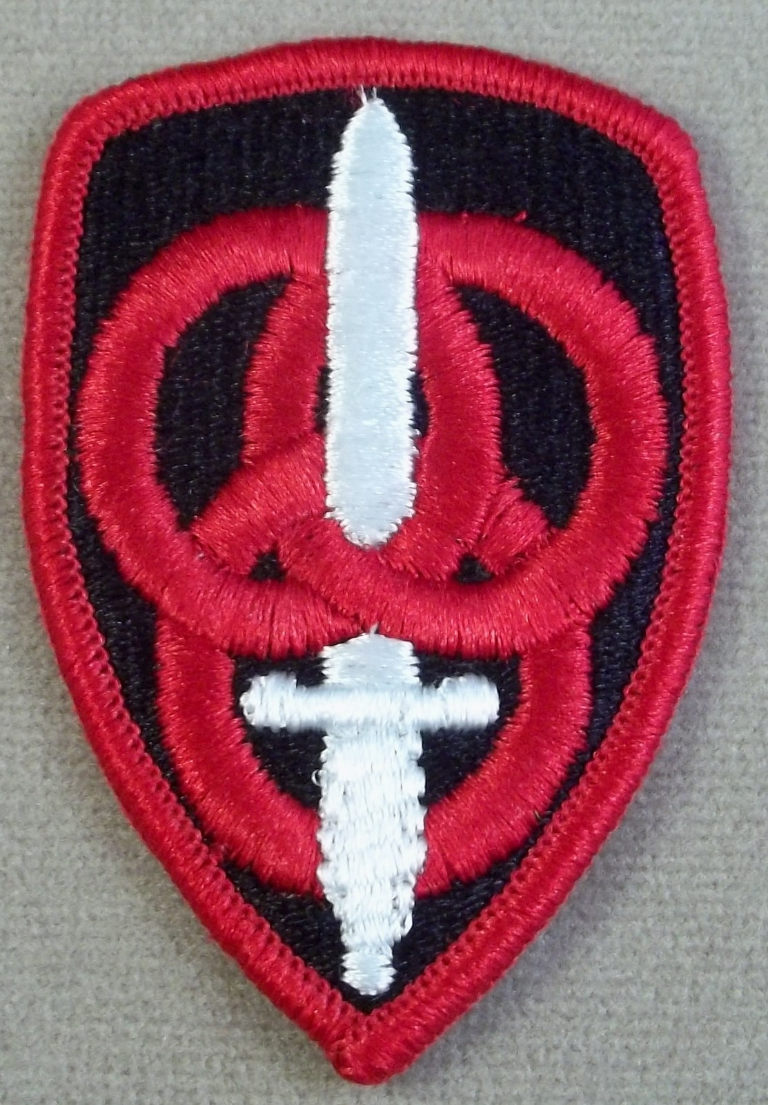 US Army 3rd Personnel Command Full Color Merrowed Edge Patch