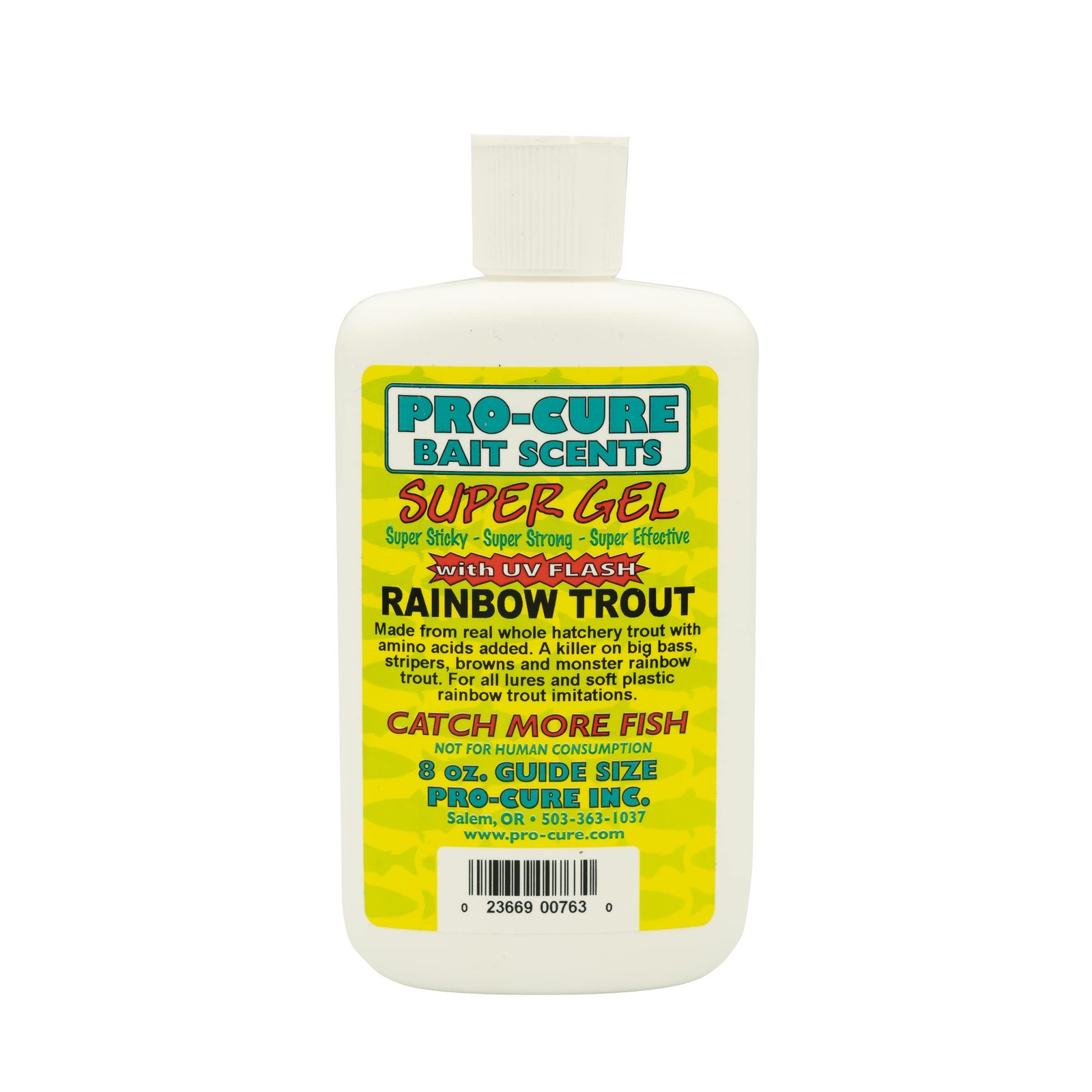 Pro-Cure Rainbow Trout Super Gel, 8oz - Ultimate Scent for Bass & Trout