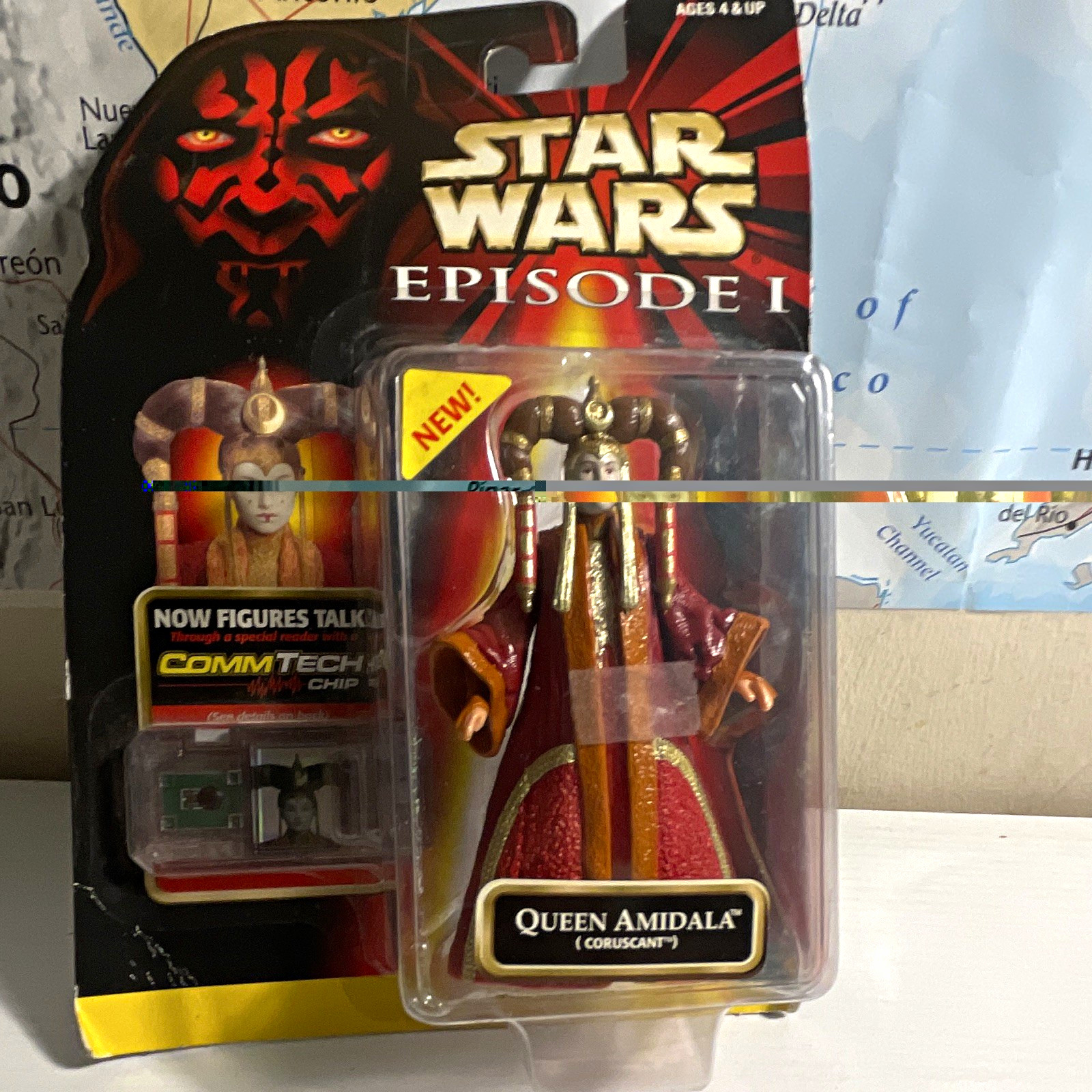 Hasbro CommTech Star Wars Episode I Queen Amidala Coruscant 1999