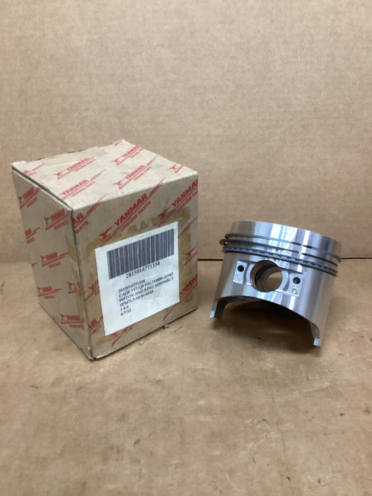 Yanmar Piston &ring assmy. 050 oversize L70 eng. pn#714880-22582