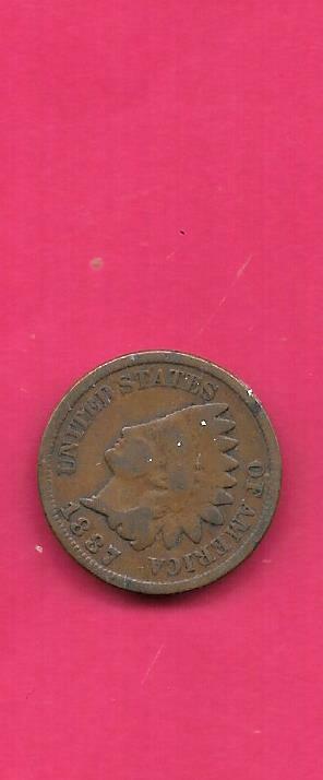 US USA INDIAN HEAD CENT PENNY 1897 GOOD-NICE OLD VINTAGE ANTIQUE COIN