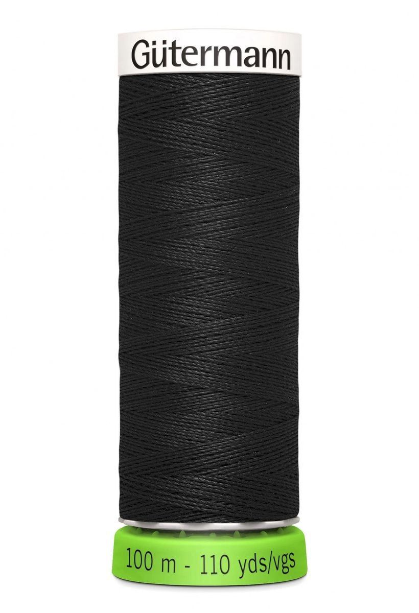 Gutermann Recycled Polyester Thread 110yd in Black