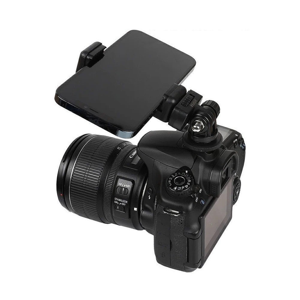 Phone Holder Hot Shoe Mount Adapter Kit for Cellphone DSLR Mirrorless Camera
