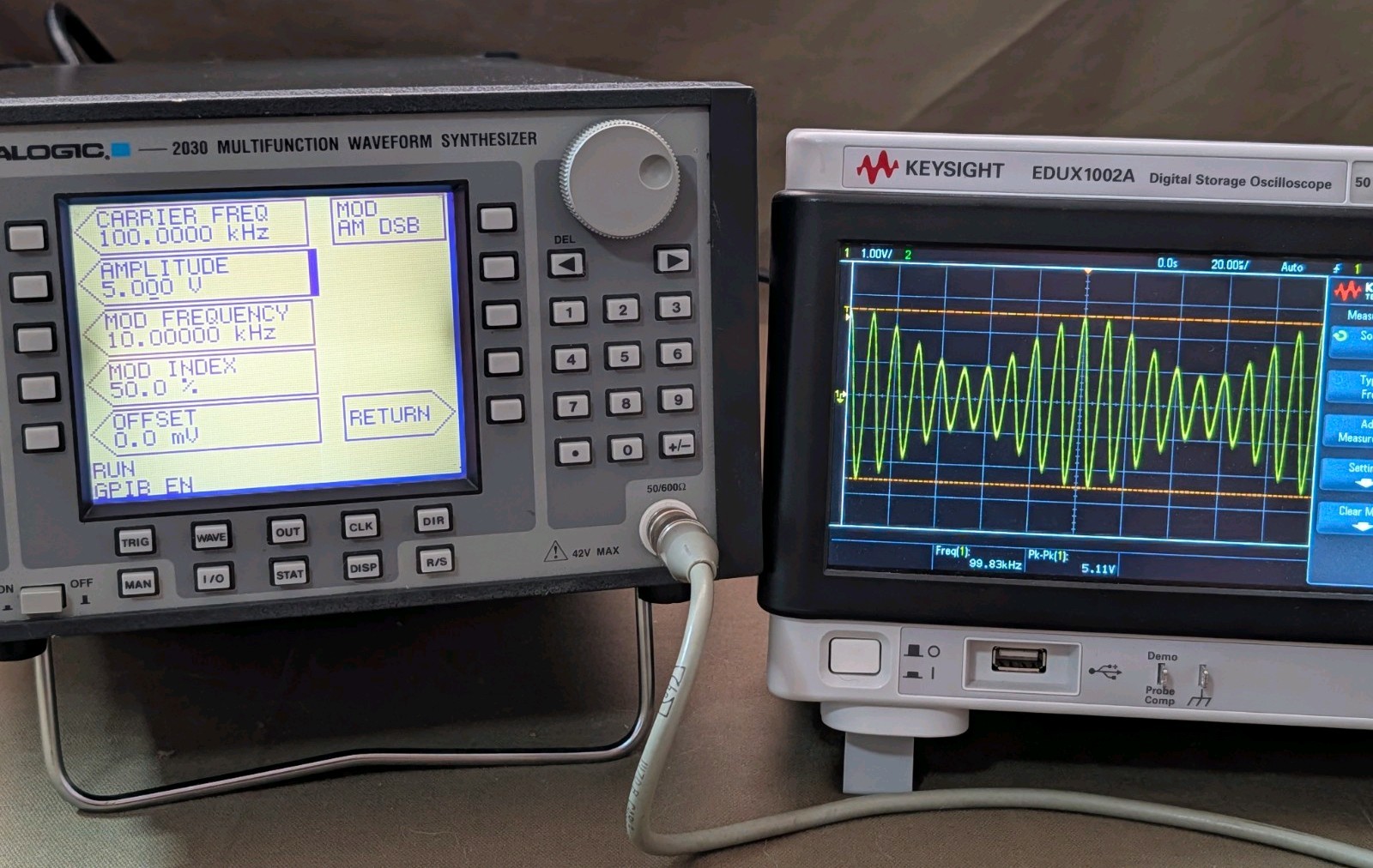 Analogic 2030A Arbitrary Waveform/Function Generator 50MS/s, 20 Volts P-P, GPIB