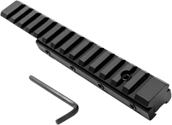 6.1 Inch/155mm Rail Mount Scope Base 11mm to 20mm Dovetail Rail Adapter