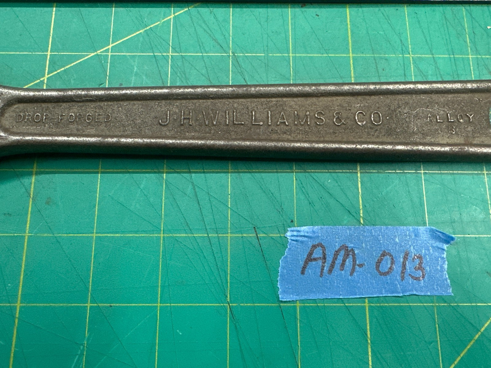 Vintage 12" Long J.H.Willams & Co. Drop Forged SuperJustable Wrench Patd In USA